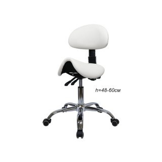 Стул-седло мод.1037-3 белый: фото