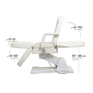 Кресло для коcметологических процедур, мод. YY-878 (3 мотора), ЧЕРНЫЙ, АКЦИЯ -10% - фото 2