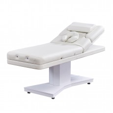 Масажний стіл модель 3805F (3 мотора, БІЛИЙ, біла база)