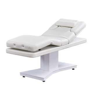 Массажный стол мод. 3805F (3 мотора, БЕЛЫЙ, белая база)