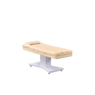 Масажний стіл модель 3805F (3 мотора, БЕЖЕВИЙ, біла база) - фото 3