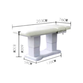 Кресло для коcметологических процедур, мод. YY-661 (3 мотора), БЕЛАЯ