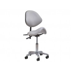 Стілець-сідло для майстра мод. 053 (3 регулювання), СІРИЙ, АКЦІЯ -20%