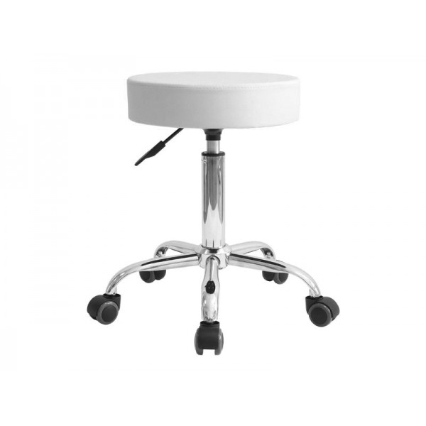 Стільчик для майстра модель 105, БІЛИЙ