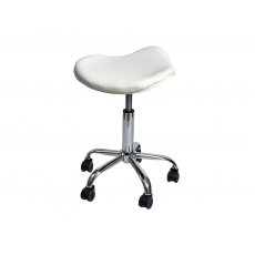 Стілець для майстра без спинки модель 116, БІЛИЙ, АКЦІЯ -30%