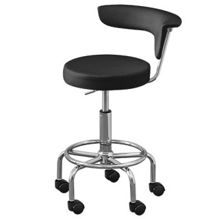 Стілець для майстра модель 124, БІЛИЙ - фото 3