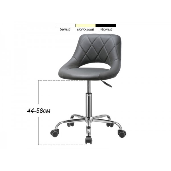 Стілець для майстра модель 155, ЧОРНИЙ