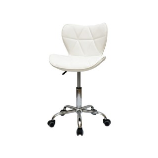 Стілець для майстра мод.161 білого кольору