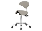 Стілець-сідло для майстра мод. 7015 (4 регулювання), СІРИЙ 