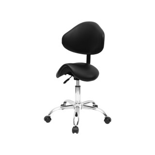 Стілець-сідло для майстра модель 854A, ЧОРНИЙ