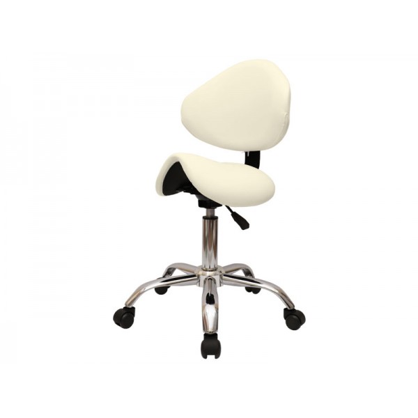 Стілець-сідло для майстра мод. 854A, БЕЖЕВИЙ