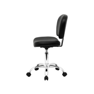 Стул для мастера мод. 855, БЕЖЕВЫЙ со спинкой - фото 4