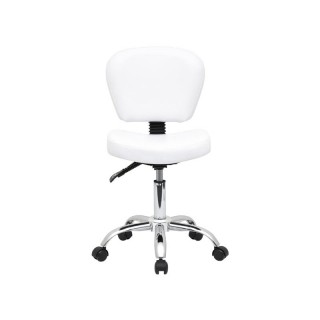 Стілець для майстра мод. 855-2, ЧОРНИЙ зі спинкою - фото 3