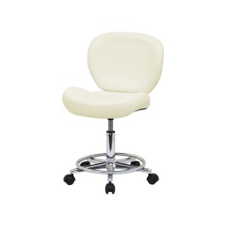 Стілець для майстра мод. 886, БЕЖЕВИЙ зі спинкою, УЦІНКА -40%