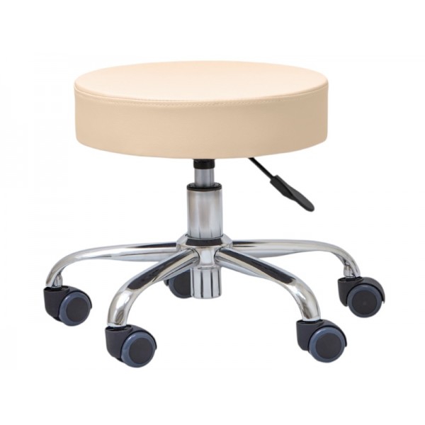 Стілець для майстра педикюру модель 305, БЕЖЕВИЙ