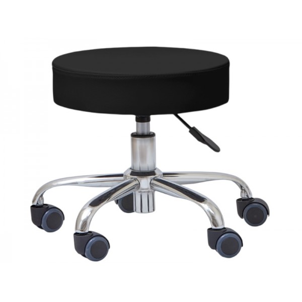 Стілець для майстра педикюру модель 305, ЧОРНИЙ