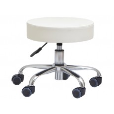 Стілець для майстра педикюру модель 305, БІЛИЙ