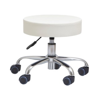Стілець для майстра педикюру мод. 305, БІЛИЙ
