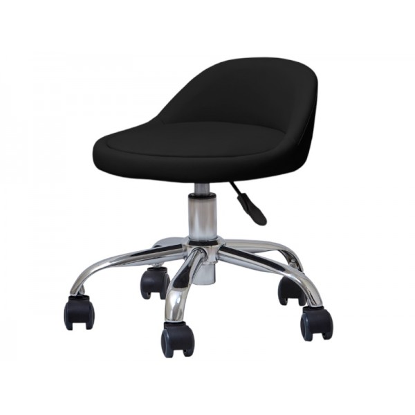 Стілець для майстра педикюру модель 348, ЧОРНИЙ