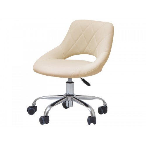 Стілець зі спинкою для майстра педикюру модель 355 - картинка