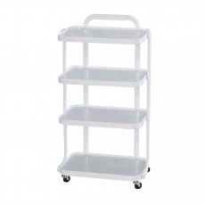 Візок косметологічний модель 6702 на 4 полички, СКЛО