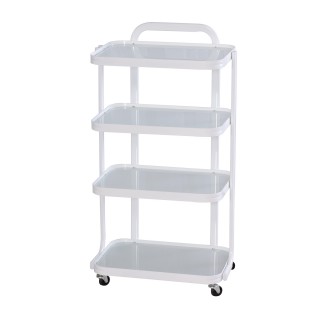 Тележка косметологическая модель 6702 на 4 полки, СТЕКЛО