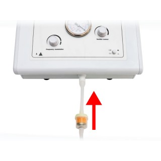 Кріплення шланга зі змінним фільтром до апарата: фото